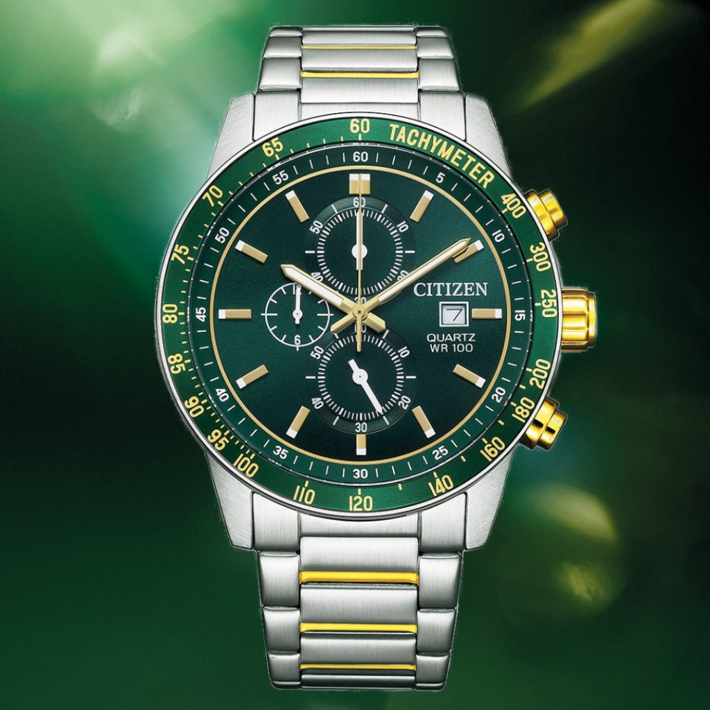 CITIZEN 星辰 Chronograph 三眼計時手錶-男錶(AN3689-55X)44mm | 蝦皮購物
