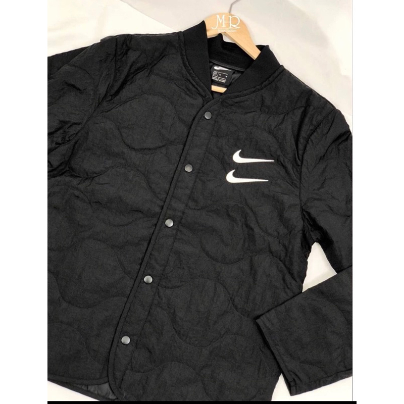 MR.CH]NIKE SPORTSWEAR SWOOSH 棒球外套DM1247-010 | 蝦皮購物