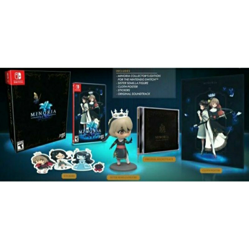 全新現貨】NS Switch遊戲Minoria 米諾莉亞中文版標準版(一般版) 限定