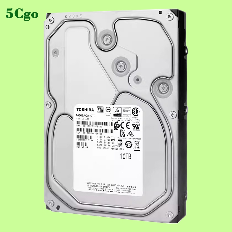 5Cgo.【一店】Toshiba/東芝MG06ACA10TE 10TB 3.5吋SATA企業級監控NAS