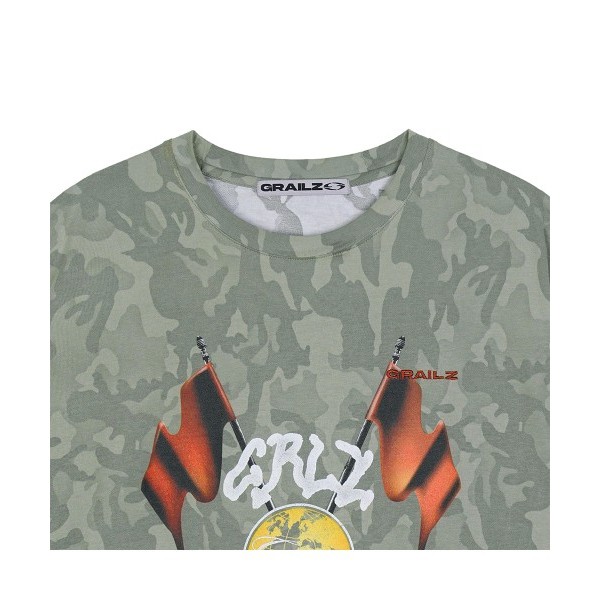 石頭選貨🪨】預購GRAILZ CAMO RACING FLAG T-SHIRTS [CAMO] 迷彩
