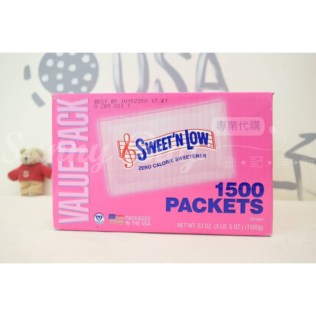 【Sunny Buy寶貝館】 現貨 Sweet & Low sugar substitute 代糖 1500包-獨立包 | 蝦皮購物