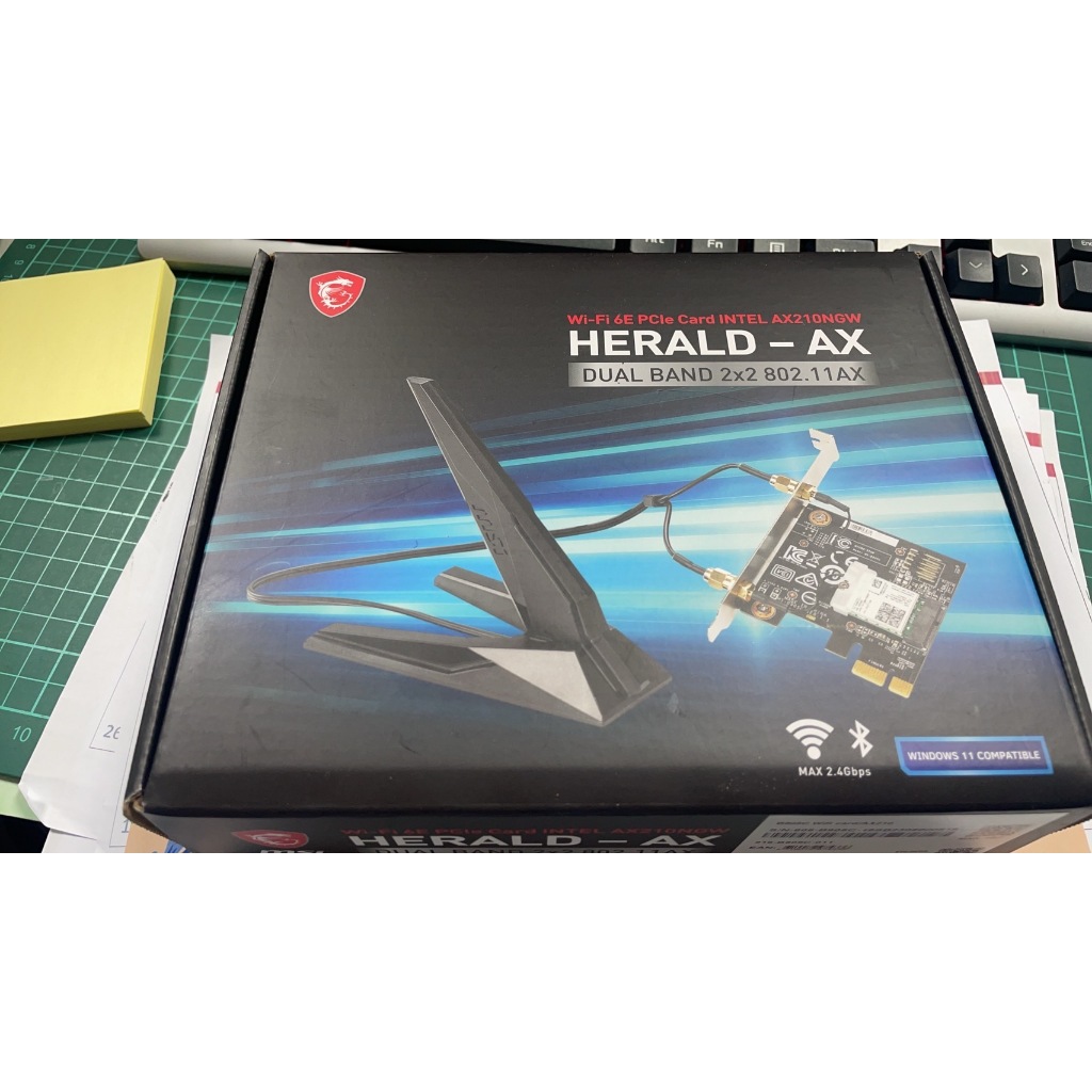 MSI微星 HERALD-AX INTEL AX210NGW WI-FI 6E 網卡 | 蝦皮購物