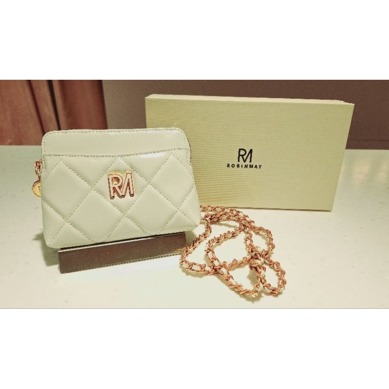 RM代購-貝兒菱格零錢包(L130)盒裝附袋銀/現貨| 蝦皮購物