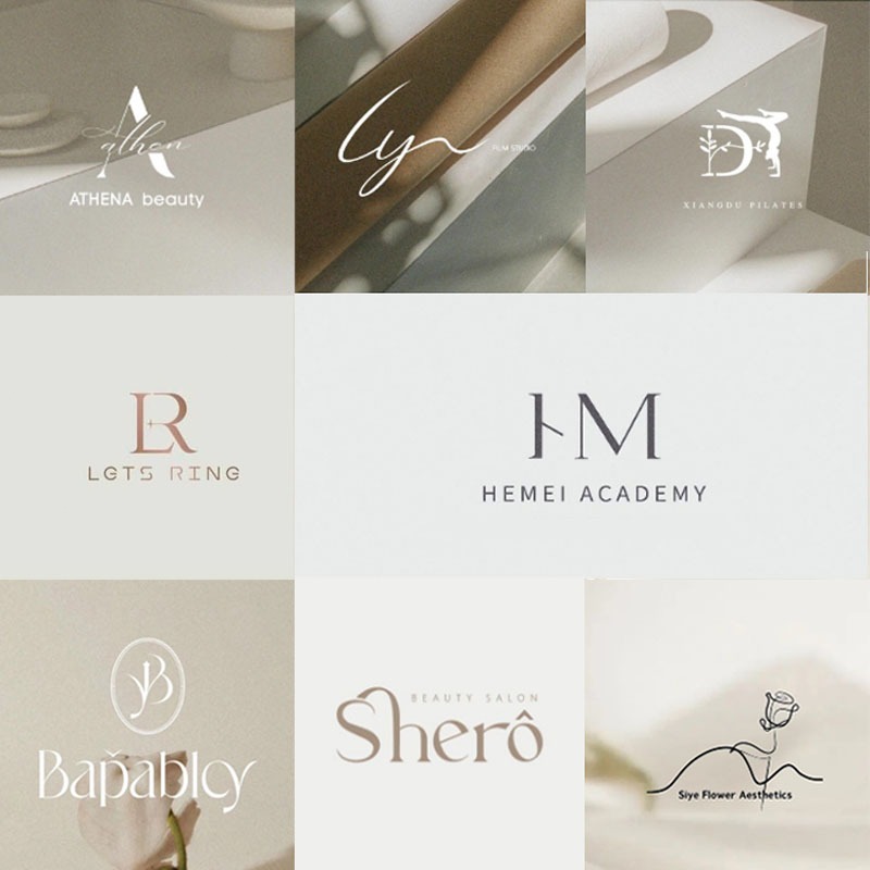 專注原創設計 logo設計 美業logo設計 醫美logo 公司logo 瑜伽店鋪logo 簡約 線條風 ins風 | 蝦皮購物