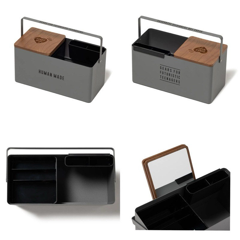 HUMAN MADE MAKEUP TOOLBOX 化妝箱收納盒有鏡子
