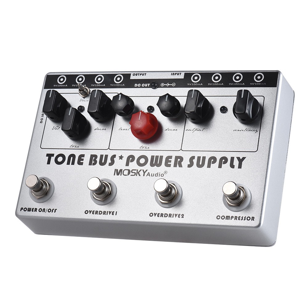 Mosky Audio TONE BUS POWER SUPPLY 四合一破音八路電供綜合效果器