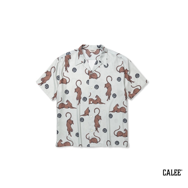GOODFORIT/日本Calee x Miho Murakami Panther Dot Pattern防皺人造絲