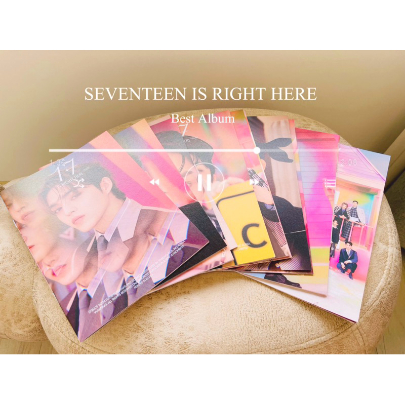 SEVENTEEN 豪華版 BEST ALBUM 17 IS RIGHT HERE Deluxe Ver. 寫真書 拆售 | 蝦皮購物