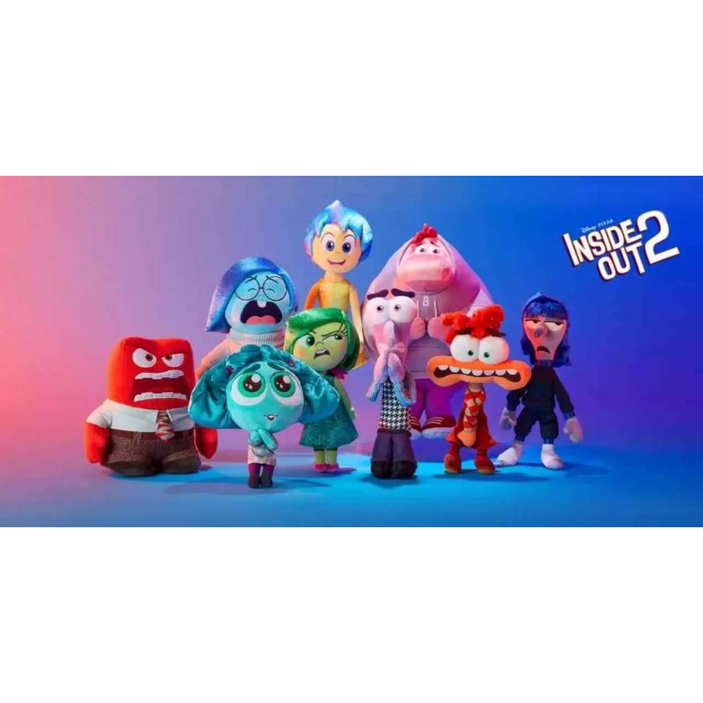 美國迪士尼Inside Out 腦筋急轉彎2 樂樂 憂憂 怒怒 驚驚 厭厭 阿廢 阿羞 阿焦 阿慕 毛絨玩偶 | 蝦皮購物