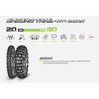 Mittas Enduro Reifen 80/90-21 48H - Trail XT+ Für Offroad & Gelände