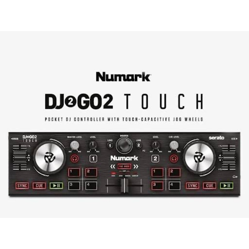 （全新）Numark DJ2GO2 Touch 口袋型DJ控制器,搭載電容式觸控轉盤 | 蝦皮購物