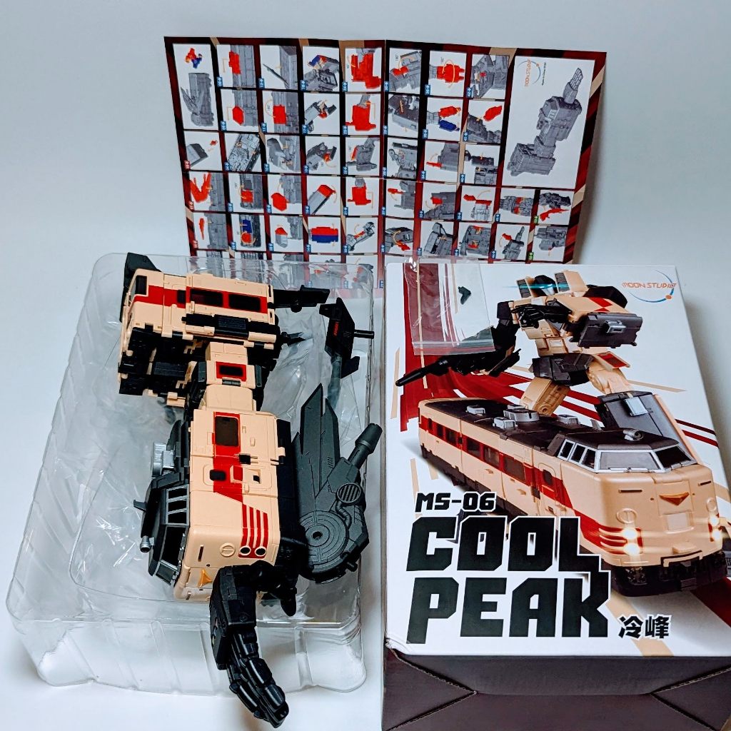 現貨 三變 可大合體 Moon Studio MS06 山峰 PEAK 雷電 Radiatron 火車合體 | 蝦皮購物