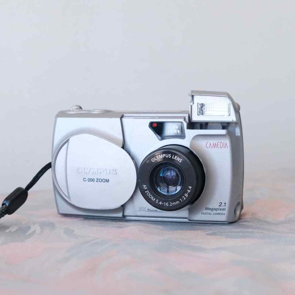 Olympus C-200 Zoom 老數位CCD 數位相機(滑蓋機) | 蝦皮購物