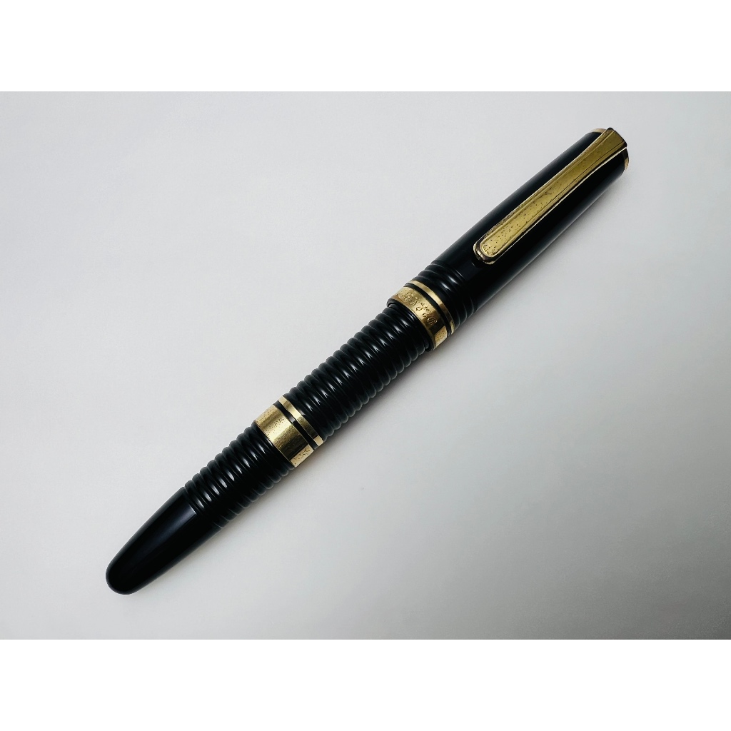 經典老筆】白金3776梅田晴夫九環初代14K 吸卡式鋼筆| 蝦皮購物