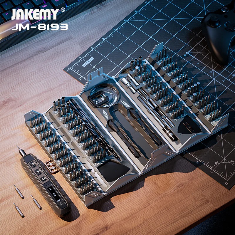 限時特賣】 JM-8193 180合1 電動螺絲刀頭精密迷你工具箱工具人 限時特賣】 JM-8193 180合1 電動螺絲刀頭精密迷你工具箱工具人