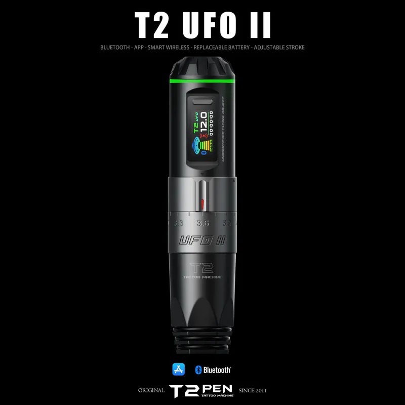 現貨火速出.T2 TATTOO UFO 幽浮機2代-跨世代筆型機.紋身機.刺青馬達機
