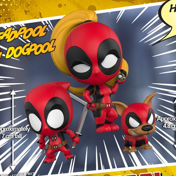«方巷子模玩»HOT TOYS Cosbaby 死侍小姐＆死侍小子＆死侍狗 Q版公仔 | 蝦皮購物
