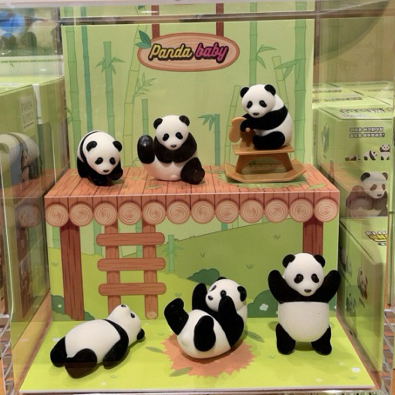 新品福寶公仔盲盒！愛寶樂園可愛熊貓明盒雙胞胎愛寶樂寶 | 蝦皮購物