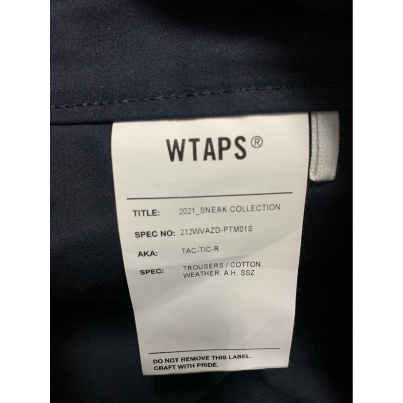 WTAPS 21AW TAC-TIC-R / TROUSERS A.H. SSZ 三方聯名軍褲M | 蝦皮購物