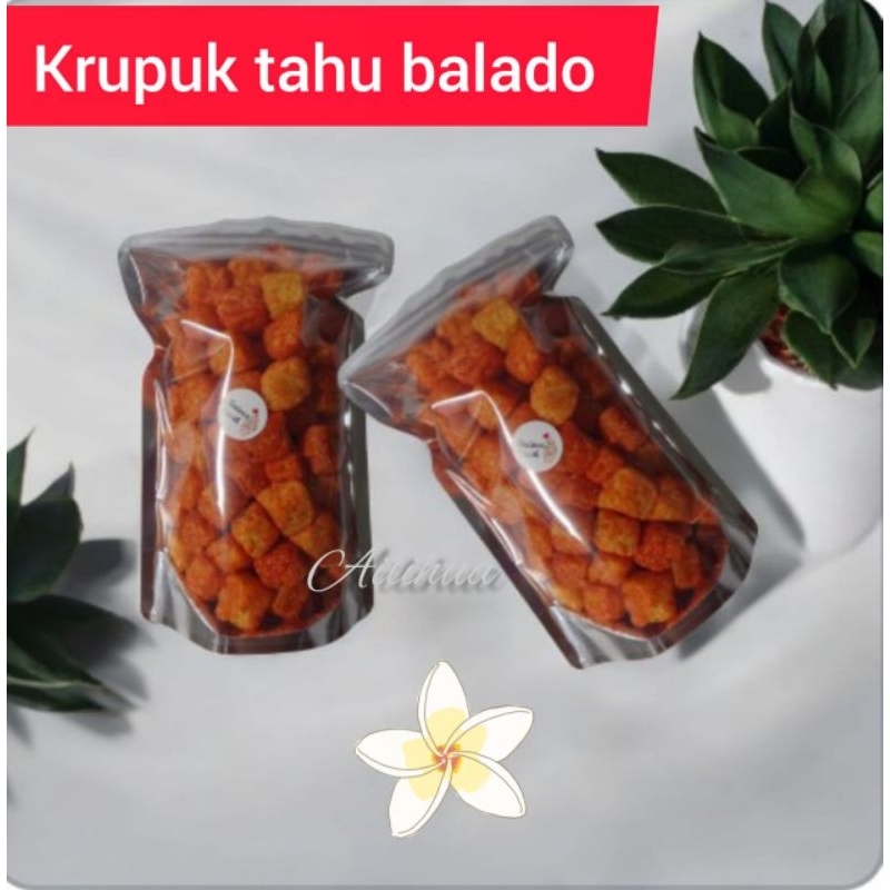 krupuk tahu rasa balado 90g | 蝦皮購物