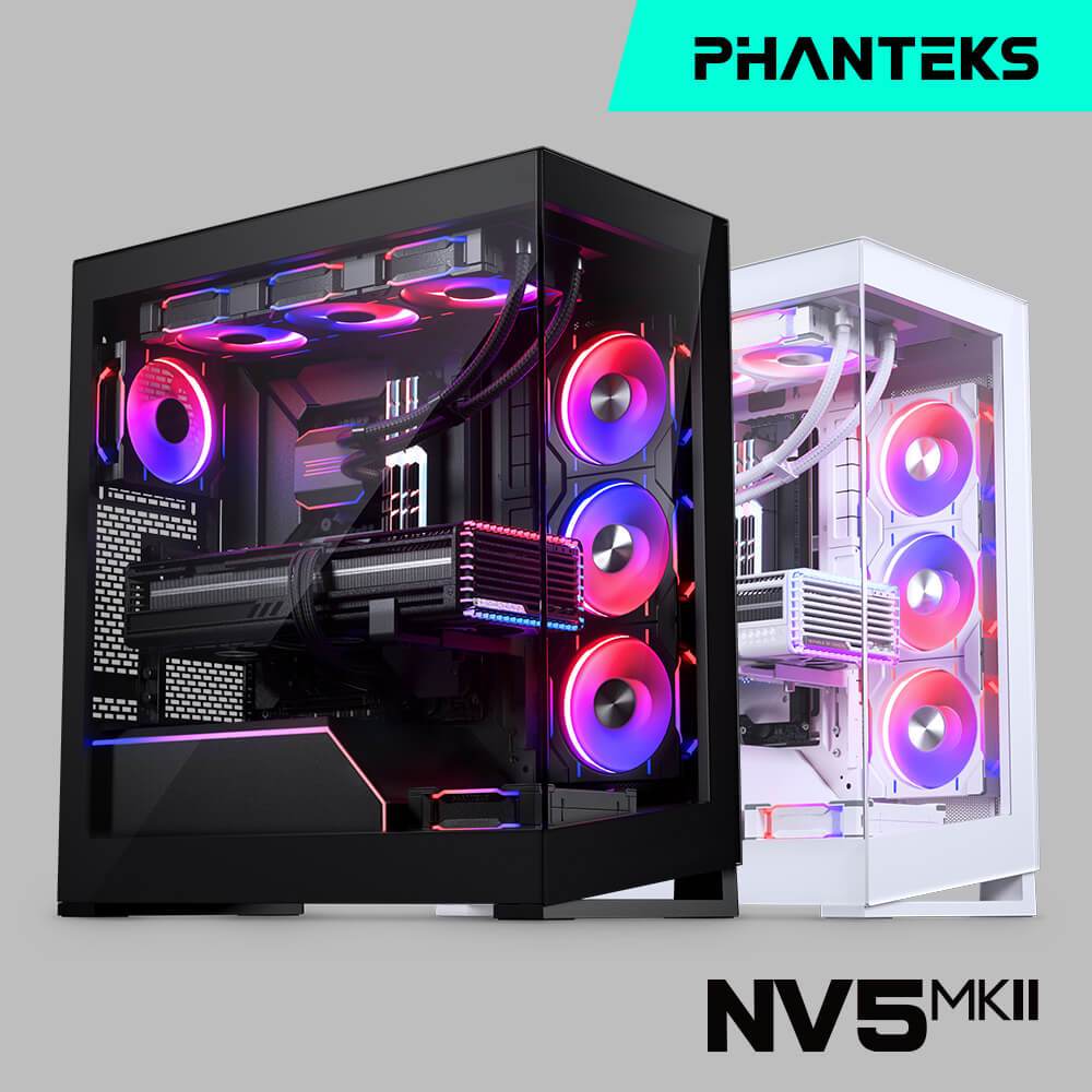 Phanteks 追風者NV5 MKII海景房中塔機殼/鋼化玻璃/RGB/支援背插式主板(可安裝8個120mm風扇) | 蝦皮購物