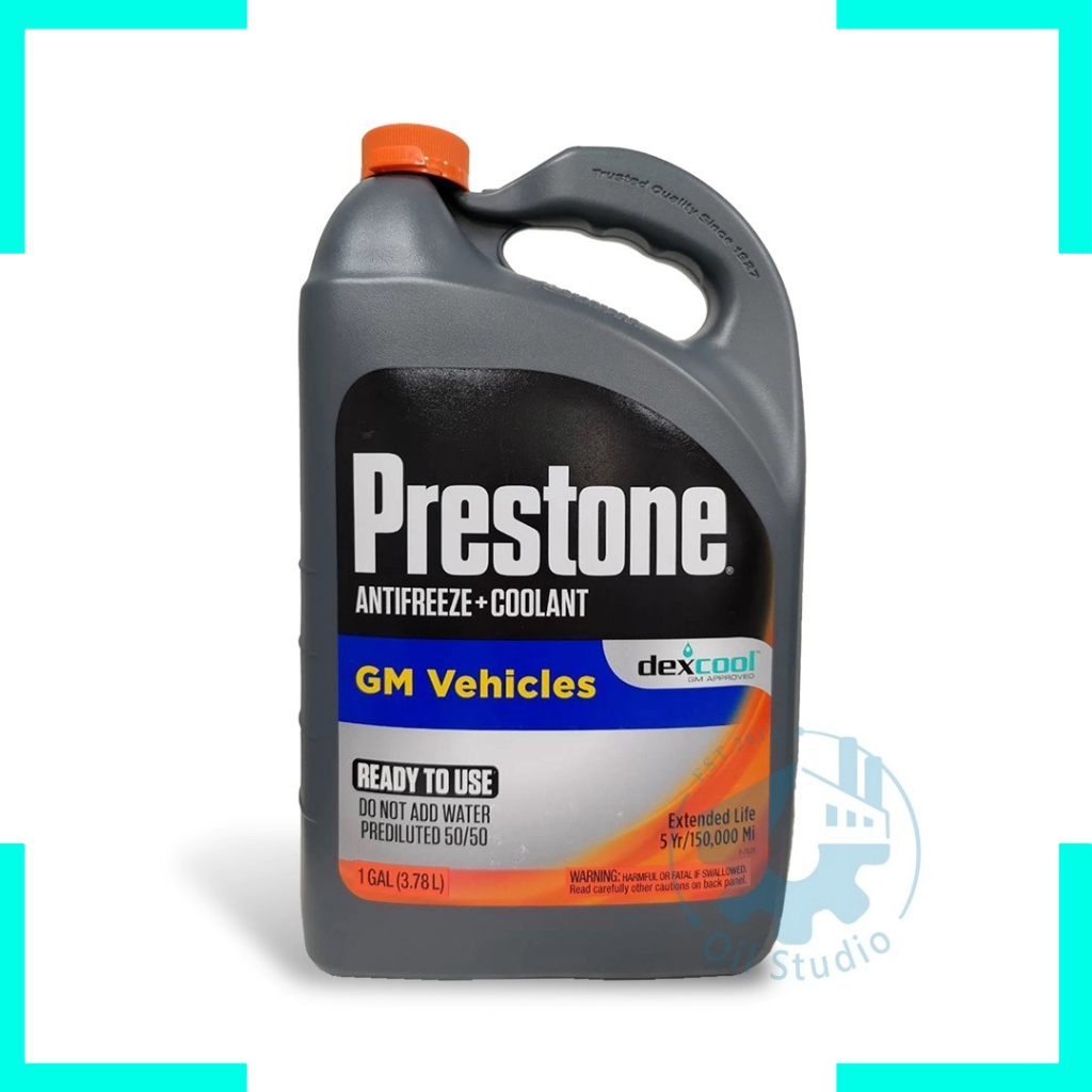 《油工坊》 PRESTONE AF850 50%極限競技型防凍冷卻液 3.78L DEX-COOL 水箱精 | 蝦皮購物