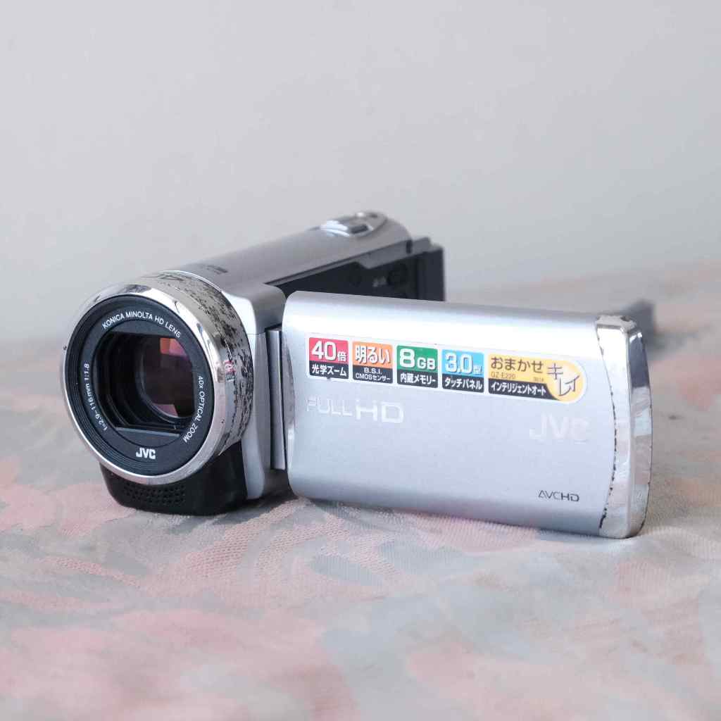 勝利犬JVC GZ-E220 攝影機DV 早期cmos 數位相機(可翻轉螢幕自拍fullHD