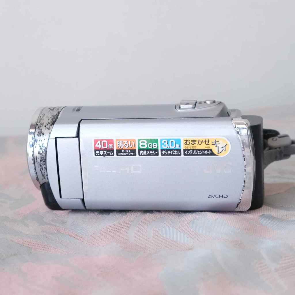 勝利犬JVC GZ-E220 攝影機DV 早期cmos 數位相機(可翻轉螢幕自拍fullHD