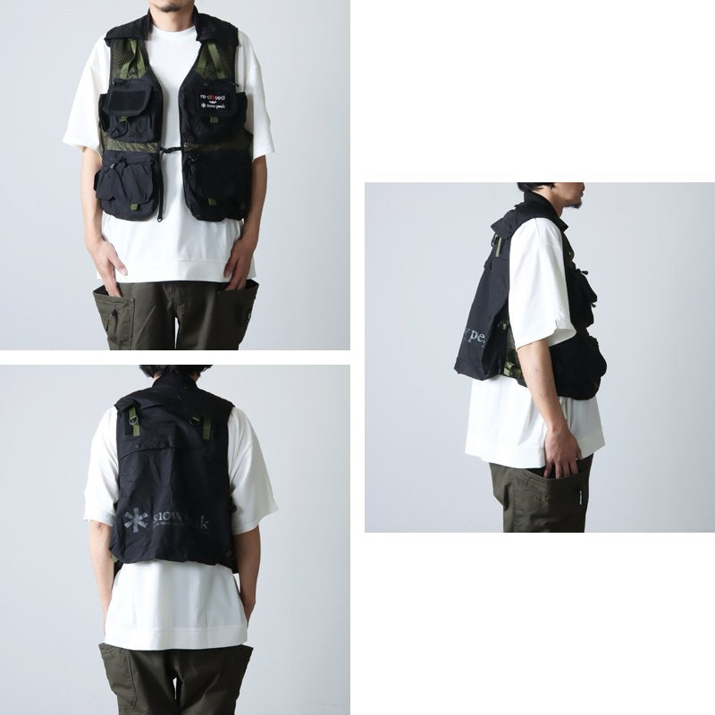 🇯🇵Snow peak x TONEDTROUT Flexible Guide Vest One Olive 釣魚背心