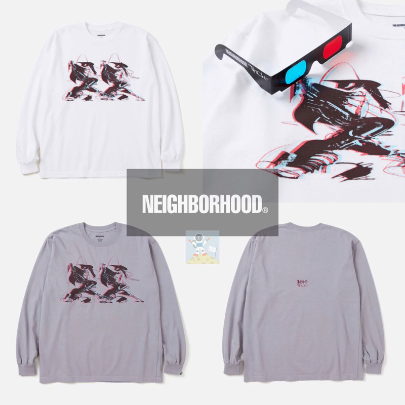 NEIGHBORHOOD 23AW NH X TAKU OBATA . TEE LS-1 長袖T恤| 蝦皮購物