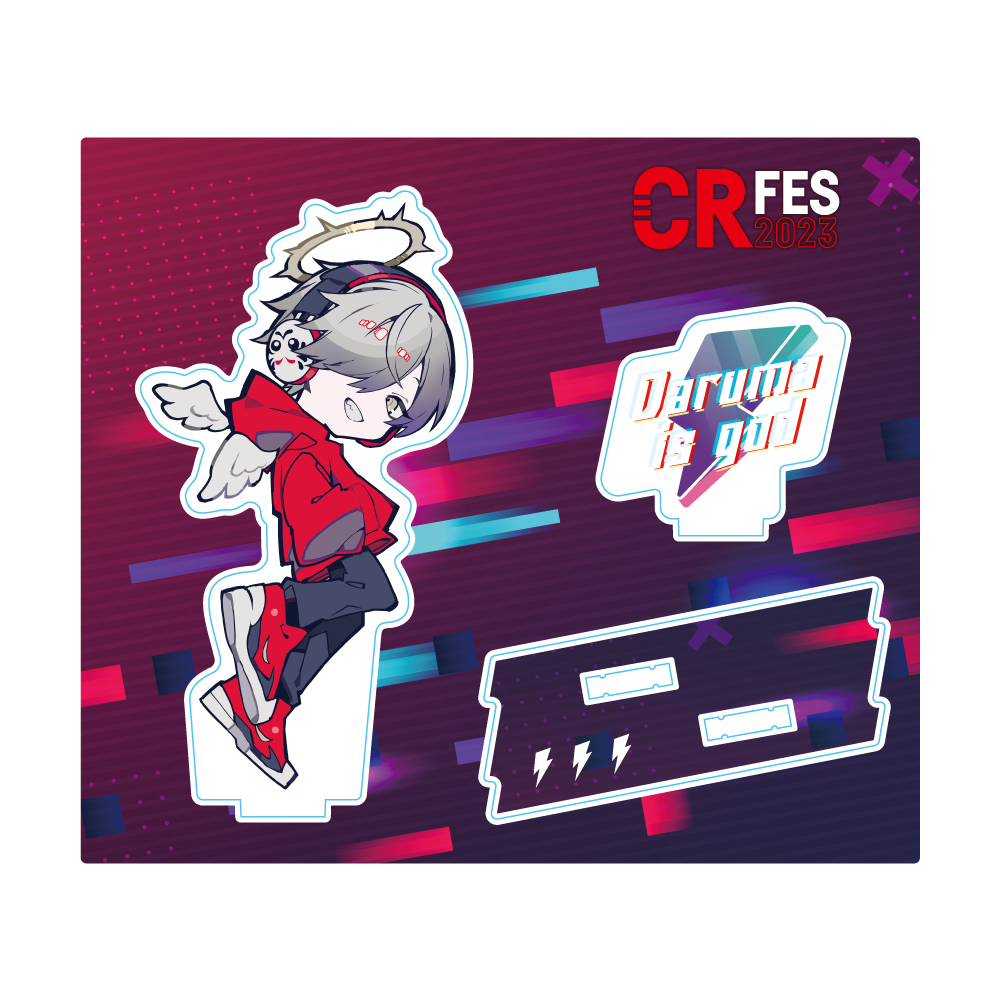 Crazy Raccoon 官周。CR fes 2023 立牌。全新。 | 蝦皮購物