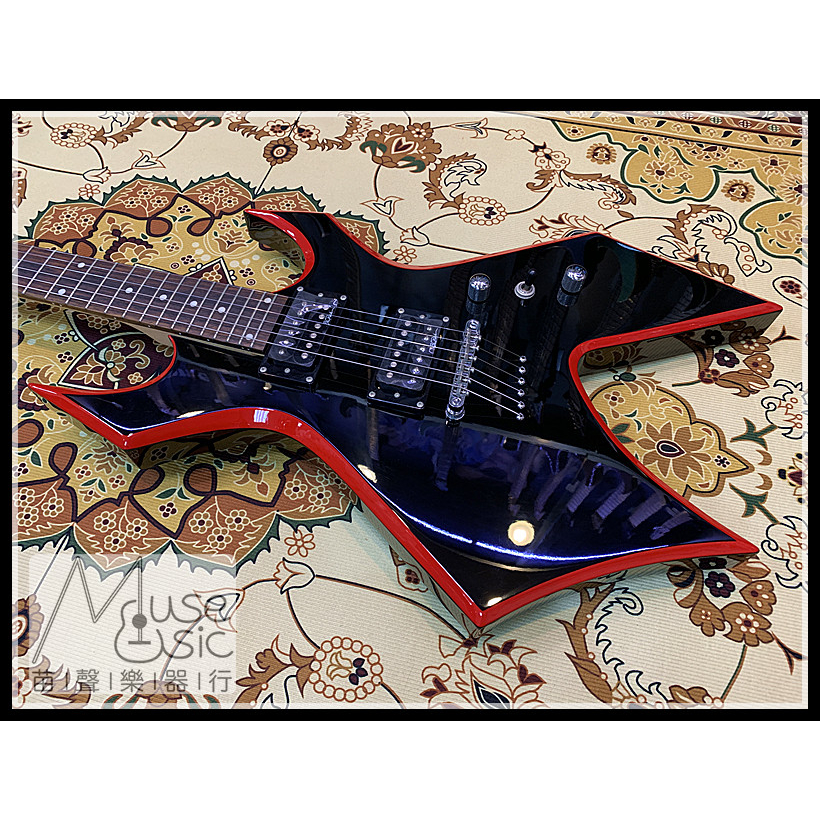 Bc rich deals warlock red bevel