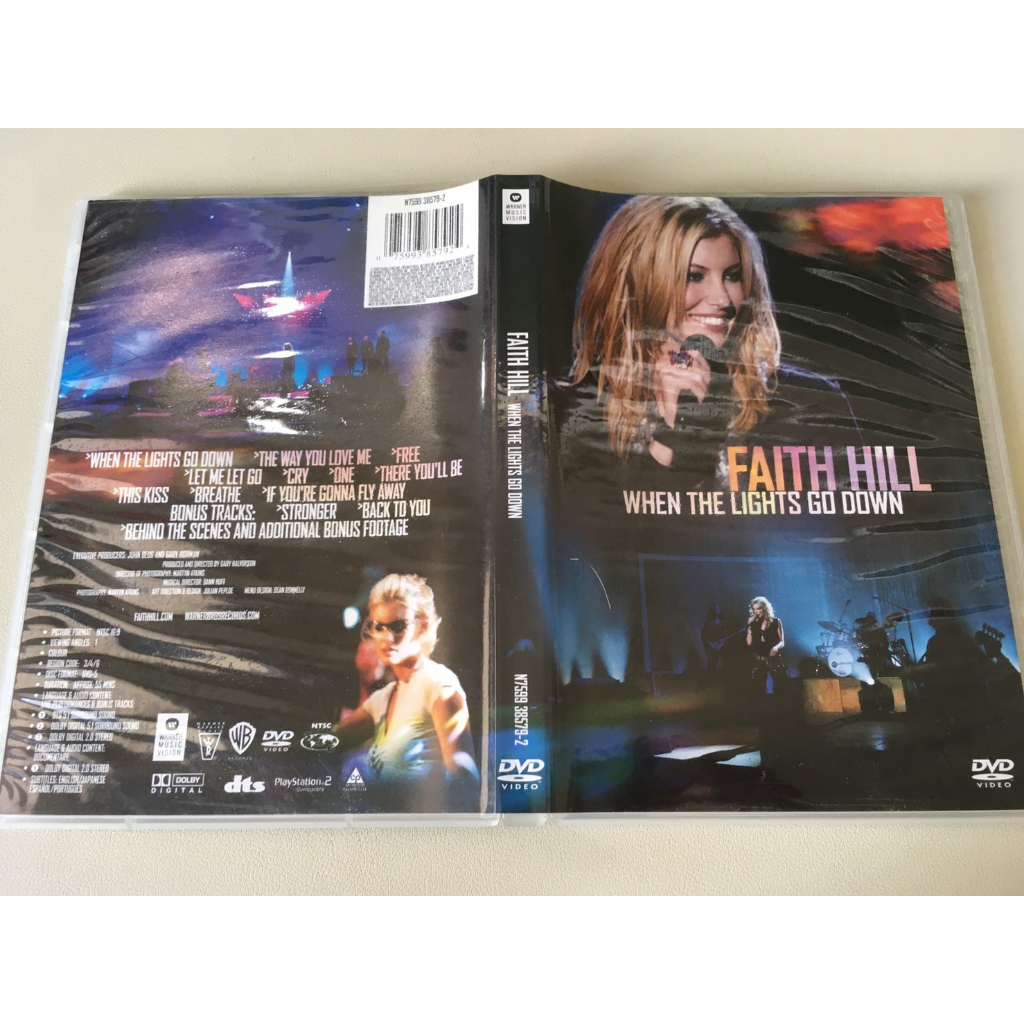 ．私人好貨．二手．DVD．早期【費絲希爾 Faith Hill When The Lights Go Down】中古光碟 蝦皮購物