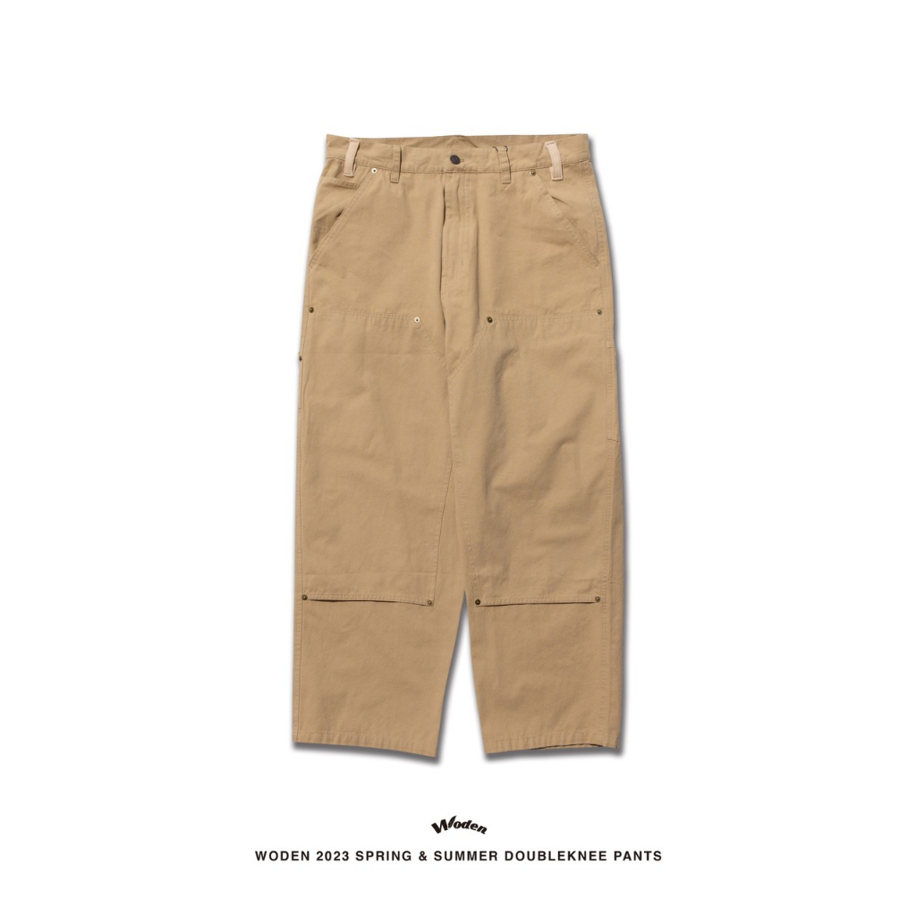 WODEN 2025 Spring & Summer 038 Doubleknee Pants (Camel)