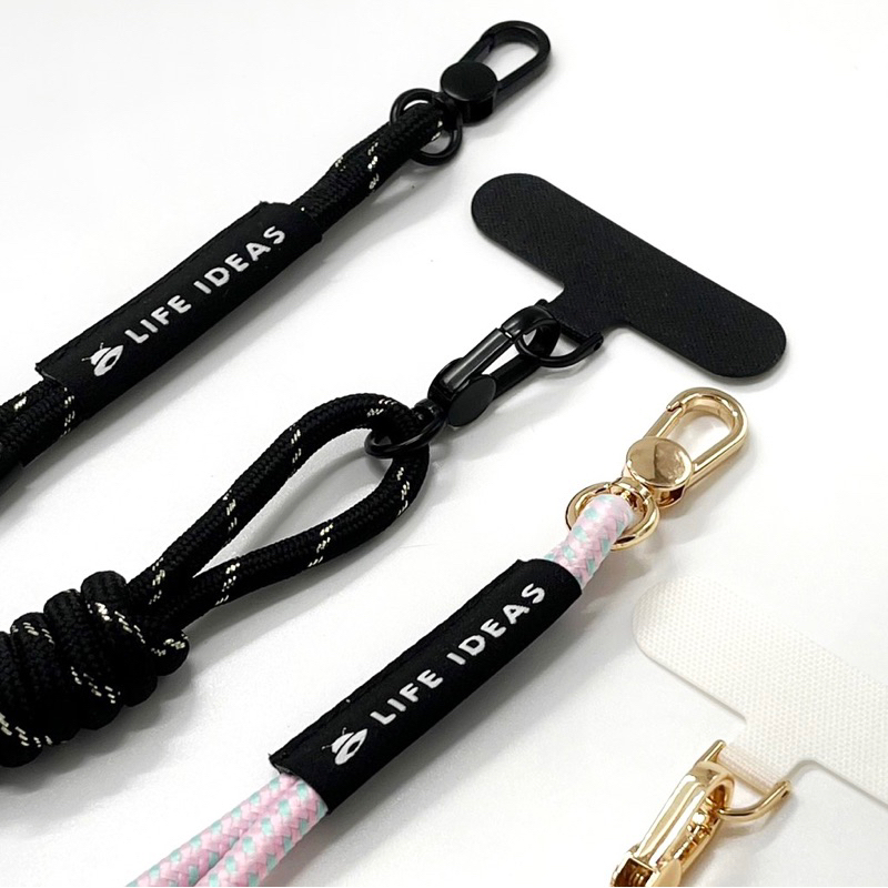 【Life-ideas手機掛繩】生活就是要便利 ！調節手工繩 手機掛繩+墊夾片 手機背帶 手機繩 掛繩 情人節 送禮首選