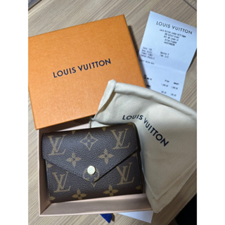 Authentic Louis Vuitton Monogram Reverse portefeuille Victorine M81557  Wallet