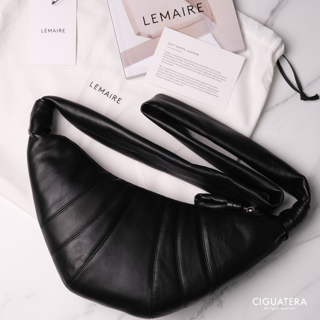 Ⓒ Lemaire - Croissant Leather Bag 可頌包｜牛角包｜現貨