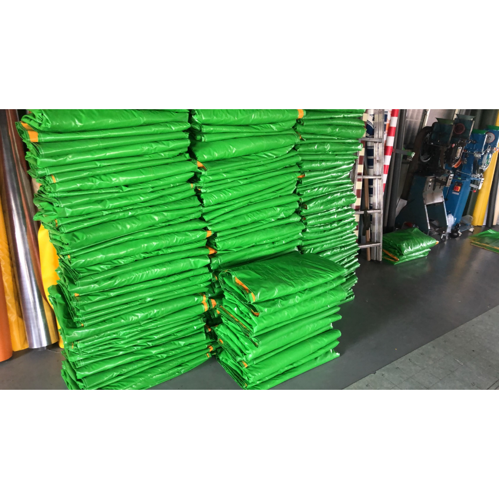 【利城企業】PVC夾網帆布 綠/橘色 防水帆布 防水墊 遮陽布 戶外防雨布 工廠直營 台灣製造 (含稅價) | 蝦皮購物