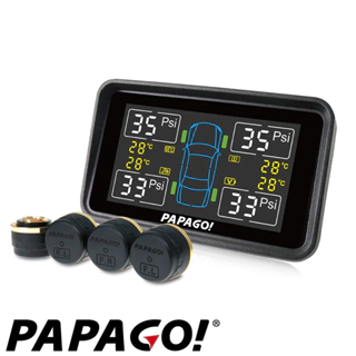 PAPAGO TireSafe S50E獨立型胎外式胎壓偵測器(兩年保固)