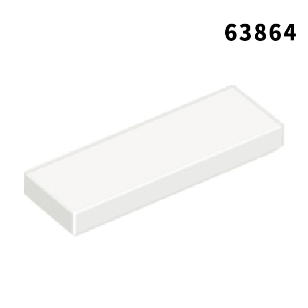 【COOLPON】正版樂高 LEGO Tile 1x3 63864 37294 平滑磚 薄板 4558168 白色 | 蝦皮購物