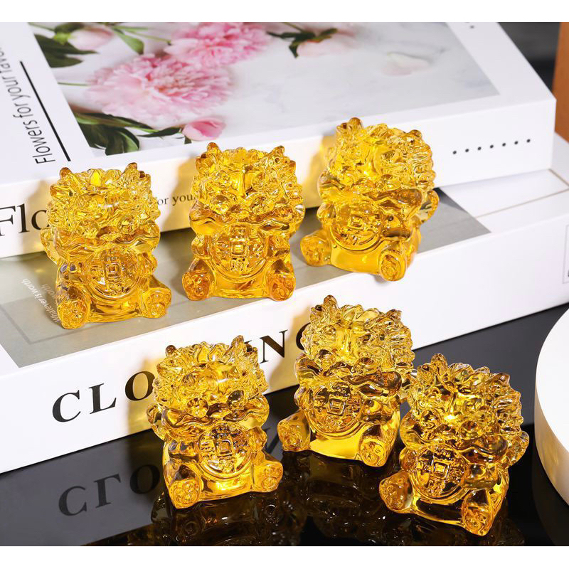 🔥禮慈藝品🔥琉璃吞金獸 貔貅寶寶 吞金獸 招財神獸 台灣現貨 | 蝦皮購物