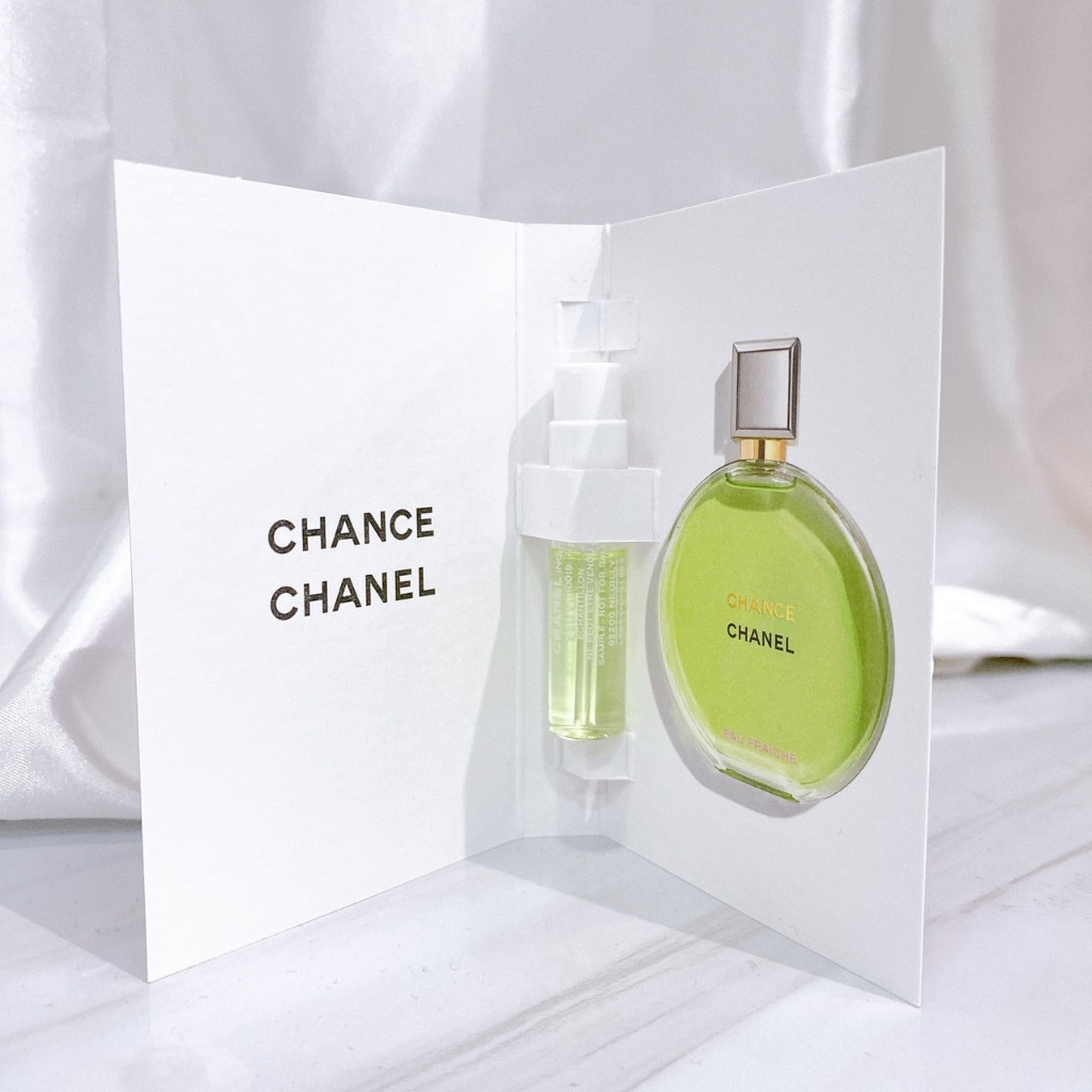 CHANEL 香奈兒CHANCE 綠色輕盈2023新上市女性淡香水1.5ML 針管小香旅行