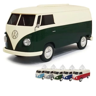 現貨 官方授權 Volkswagen T1 復古雙色巴士造型面紙盒 福斯 VW 麵包車模型 汽車衛生紙盒 桌上收納 裝飾