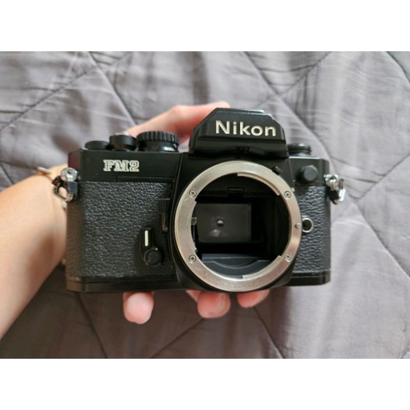超美品】Nikon FM2 自用機剛保養送背帶含鏡頭組合價單眼相機底片聖誕