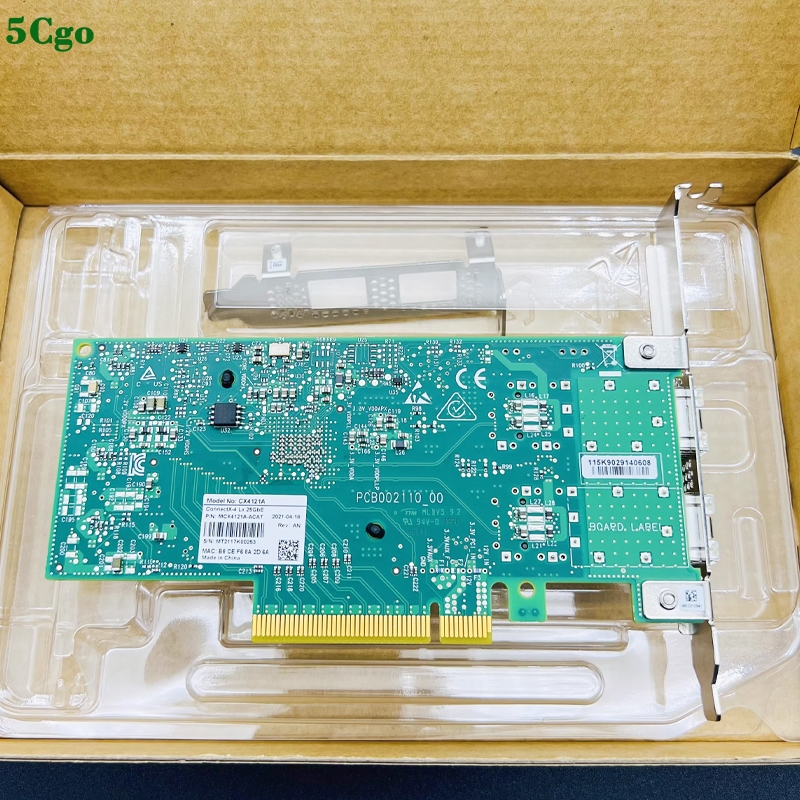 5Cgo.【含稅】原裝Mellanox/邁絡思MCX4121A-ACAT/XCAT CX-4 10/25G雙口光纖網卡 | 蝦皮購物