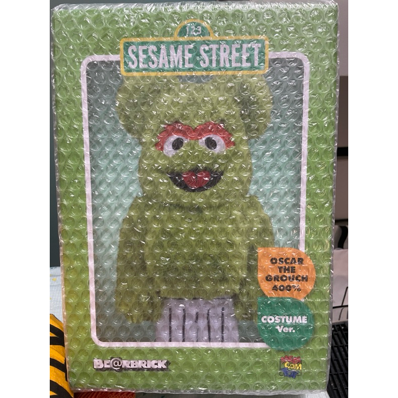 BE@RBRICK OSCAR THE GROUCH Costume Ver.+sobrape.com.br