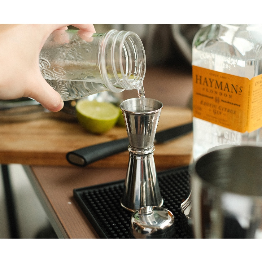 日本製YUKIWA 28/43ml 量酒器Jigger 帶刻度量酒器不鏽鋼盎司杯調
