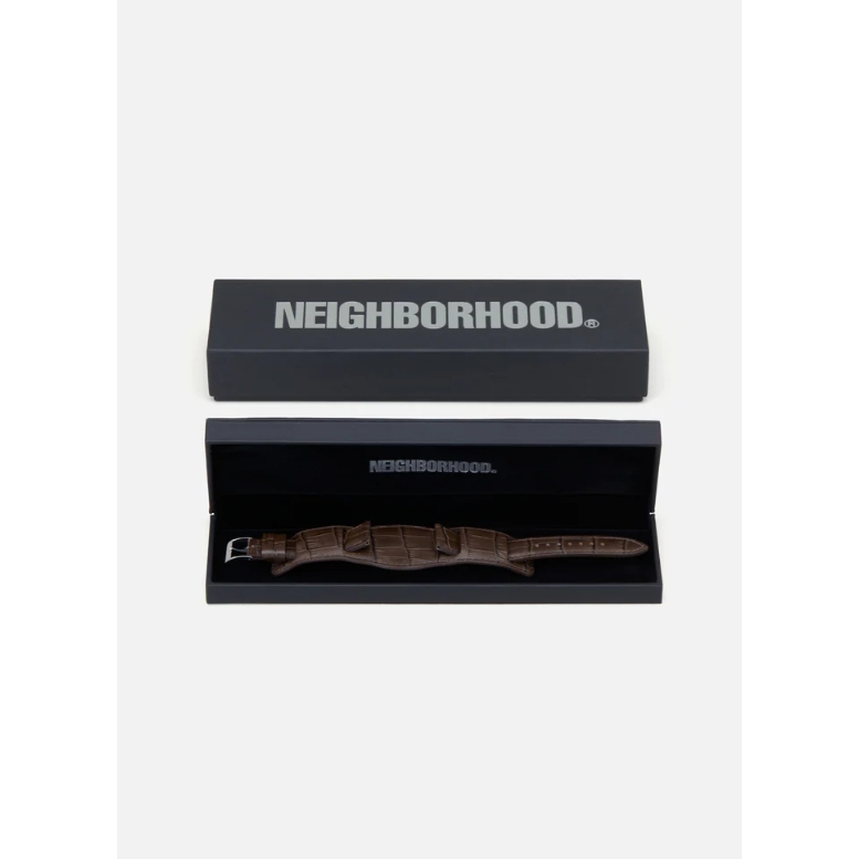 時計 NEIGHBORHOOD LEATHER EMB WATCH BAND  23 NEIGHBORHOOD LEATHER EMB WATCH BAND 未使用品（NEIGHBORHOOD