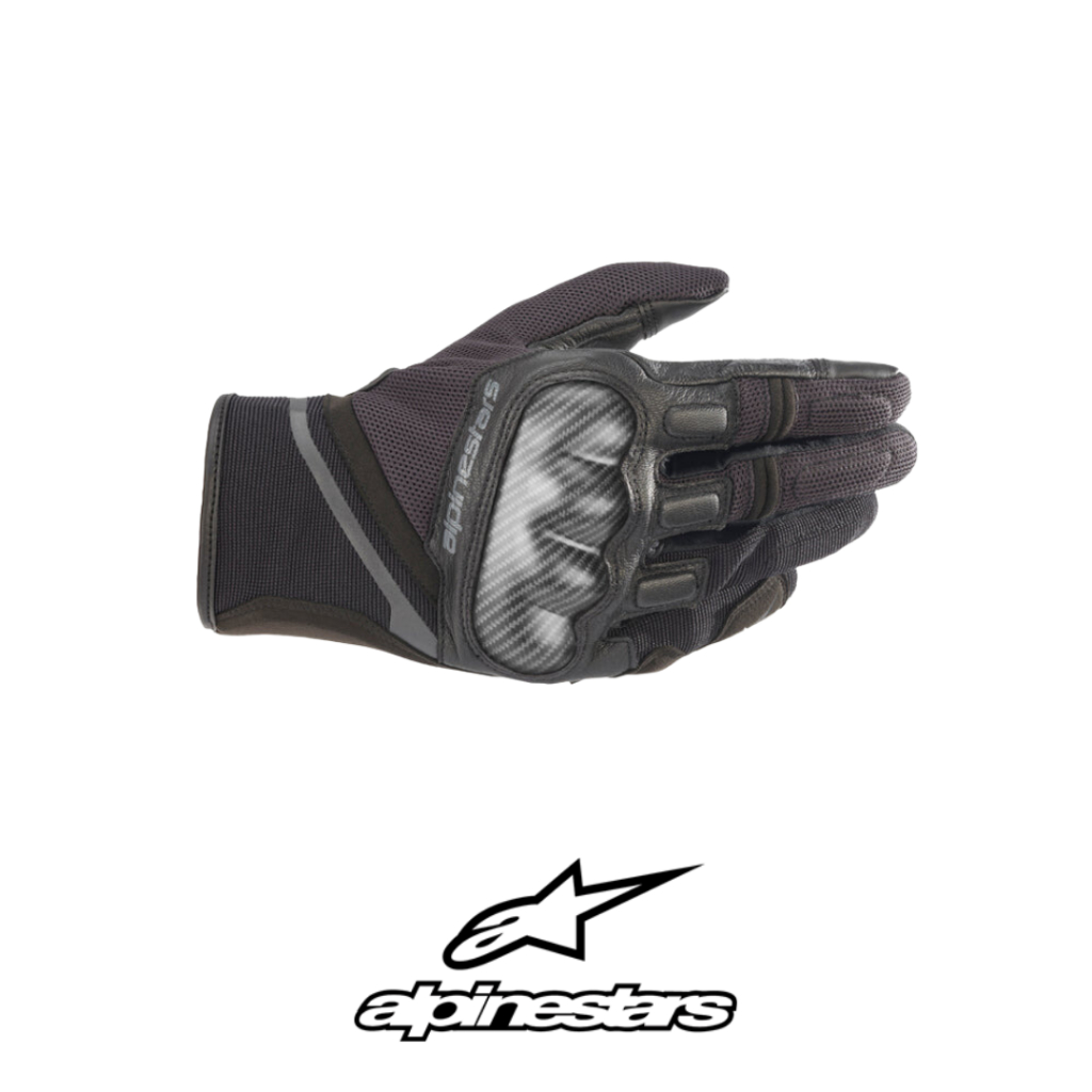 ALPINESTARS CHROME GLOVES 黑灰觸控防摔手套短手套| 蝦皮購物